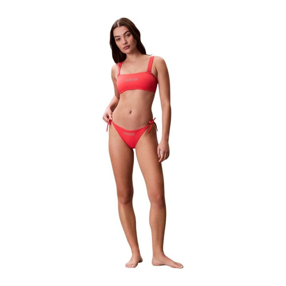 Calvin Klein Jeans Orange Recycled Polyester Swim Women's Briefs